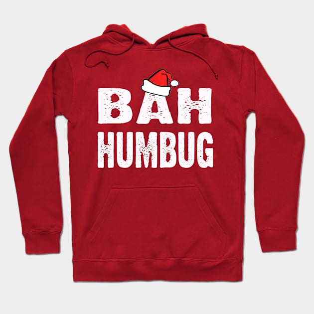 Bah Humbug Cheap Ugly Christmas Xmas Sweater Hoodie by CoolApparelShop